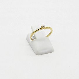 ANILLO SOLITARIO CUBIC 3531 /O.ROJO